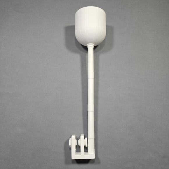 Aquaponic Aquarium Wicking Planter Pot White Blue Self Watering Fish Tank Decor - Picture 4 of 16